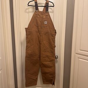NWOT Carhartt Duck insulated Carpenter Overalls